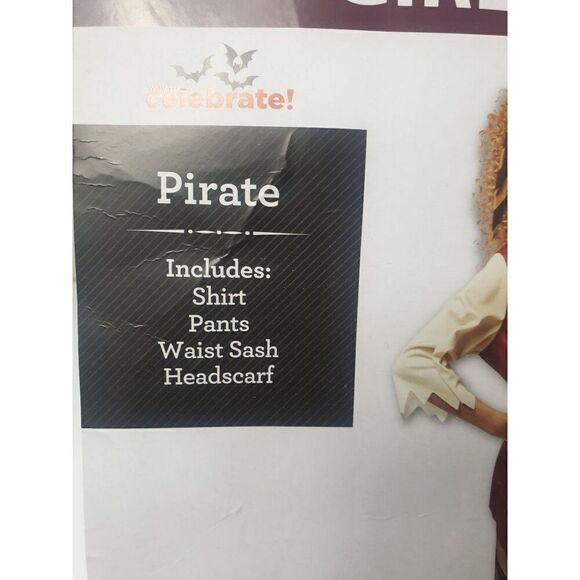 Girls Pirate Costume S (6/6X) Complete Outfit NWT - Picture 8 of 9